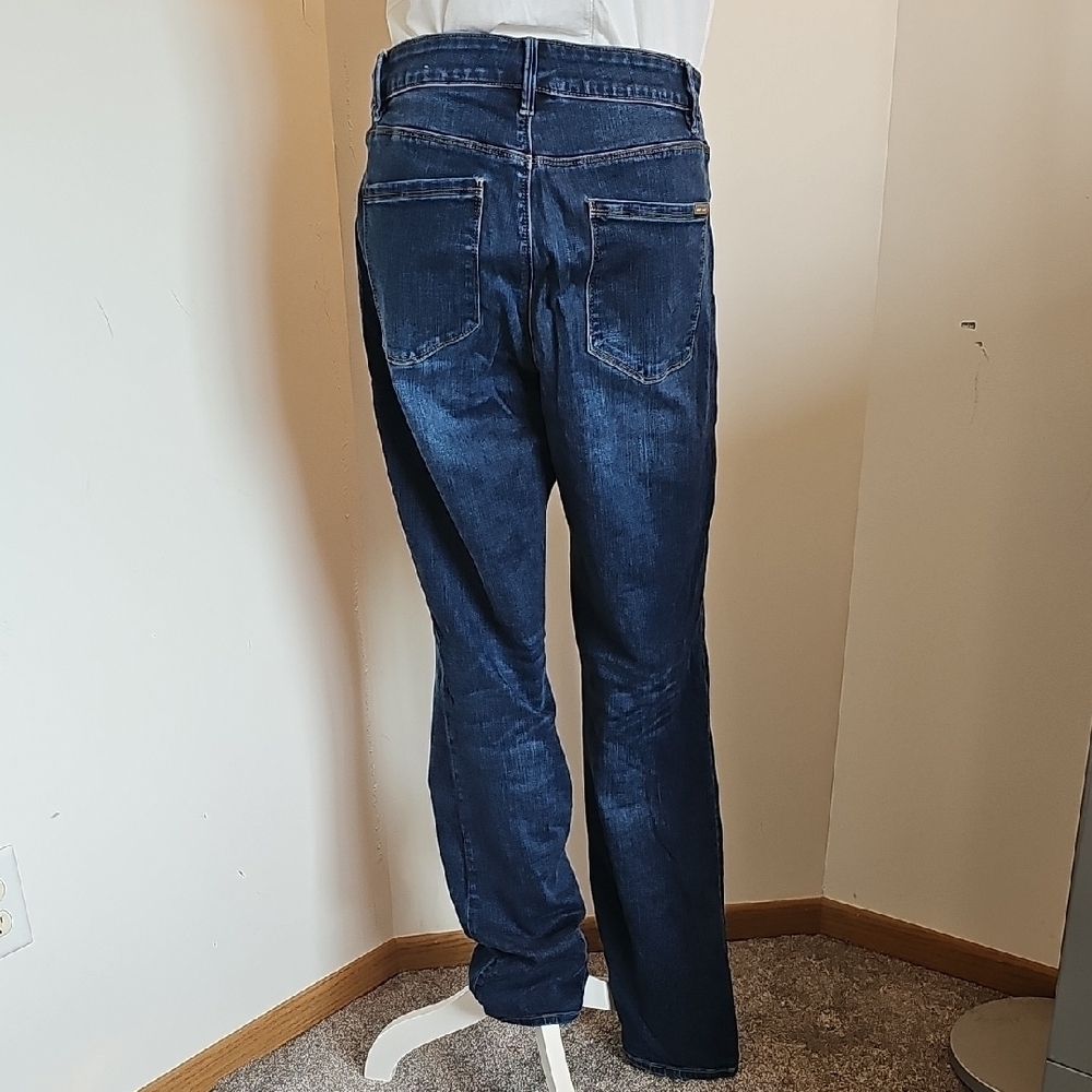 White House Black Market Dark Blue Bootcut Jeans - Picture 3 of 6